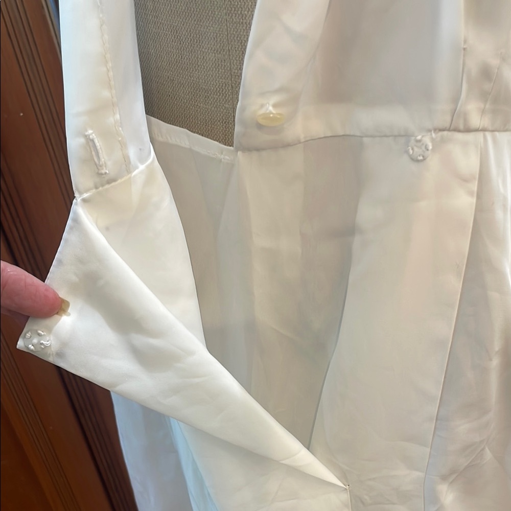 Vintage Cream Midi Dress - Picture 12 of 14